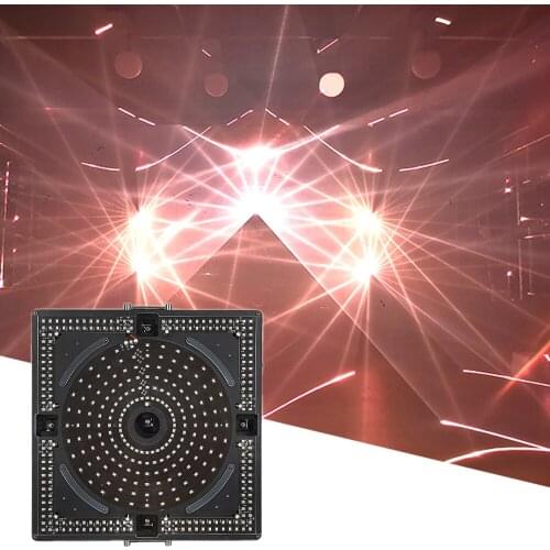 5X4W RGB 30kpps Laser Light DMX512 400X0.5W LEDs Stage Effect Lights Full Color DJ Disco Laser Projector For Wedding Bar Xmas