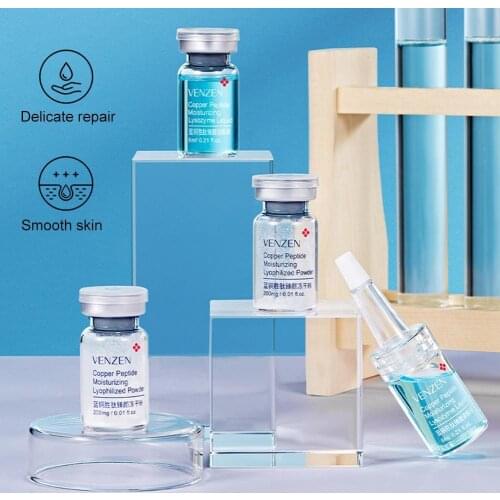 Copper Peptide face serum Freeze-Dried Power shrink pore pores serum Skin serum Care 6pcs minimizer Acne Treatment Q7N1