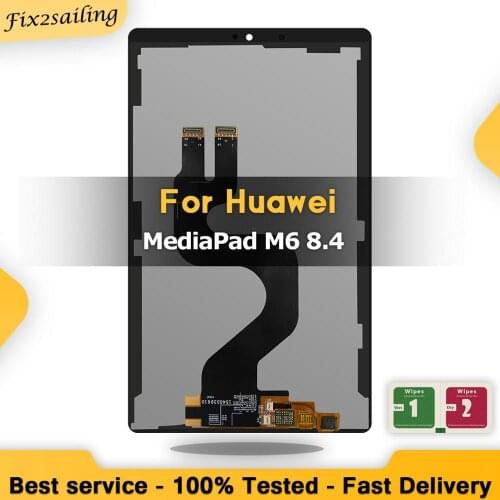 New LCD 8.4'' For Huawei MediaPad M6 8.4 VRD-AL09 LCD Display Panel Touch Screen Digitizer Glass Assembly Replacement