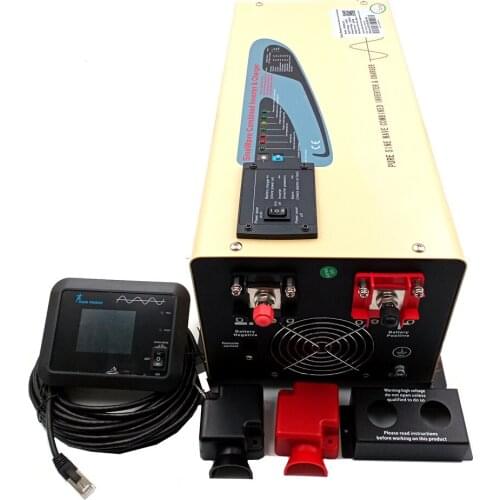 9000W Peak Car Inverter DC 12V/24V To AC 110/220V Power Inverter Volts Converter Charger Inversor Transformer Sine Wave