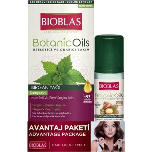 Botanic Oils Nettle Oil Shampoo 360 ml + Hair Conditioner 200 ml