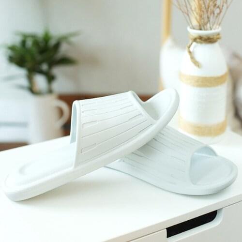 Men/Women Summer Indoor Slippers Couples Home Sandals Ladies Bathroom Soft-Soled Non-Slip Flip-Flops Female Fashion House Shoes