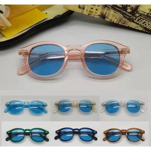 Night-Vision Glasses Women Johnny Depp Polarized Sunglasses Men Vintage Style LEMTOSH Glasses Acetate Frame Eyewear Brand Design