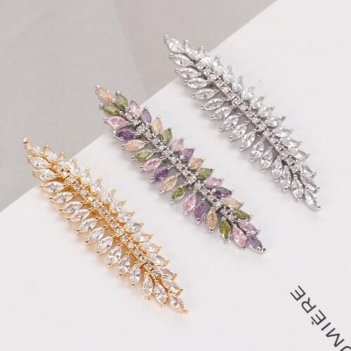 TIRIM Trendy Mix Color Dangle Earrings for Women Court Style Drop Cubic Ziron Bohemi Fashion Jewelry Earing серьги 2020 тренд