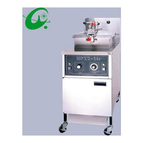 Vertical Stainless steel type High effiency electric deep fried chicken machine air pressure fryer 24L capacity 20-200degree