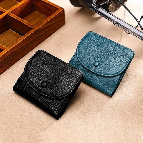 Genuine Leather Credit Card Holder Women Wallet For Cards Unisex Casual ID Bank Card Holder Men Cardholder Coin Case Purse