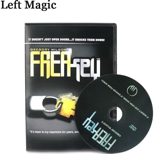 "FreaKey By Gregory Wilson (Gimmicks+DVD) Magic Tricks Key Close Up Stage Magic Tricks Tools Mentalism Comedy "