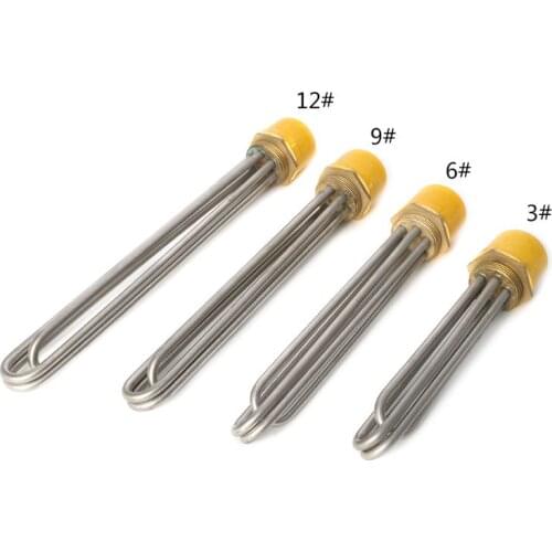 High Quality Water Tank DN40 Heating Pipe Water Heater Boiler Electrical Immersion Element 3KW/6KW/9KW/12KW