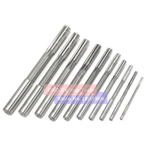 1PCS 2mm-20mm High Speed Steel Straight Shank Machine Reamer ,Drill Bit Milling Reamer Tools