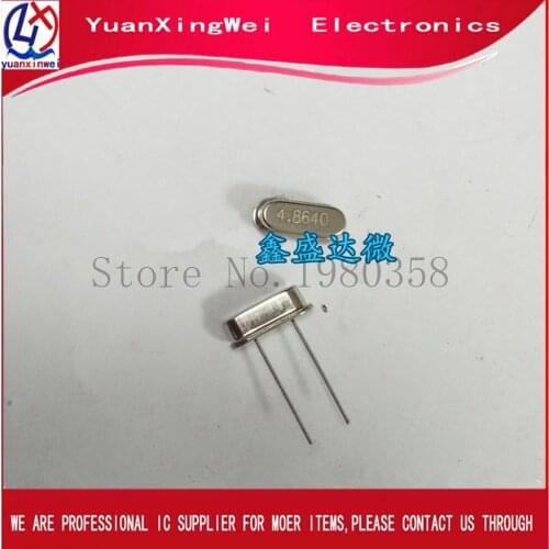 4.864 4.864M 4.864MHZ HC-49S DIP2 100pcs/lot