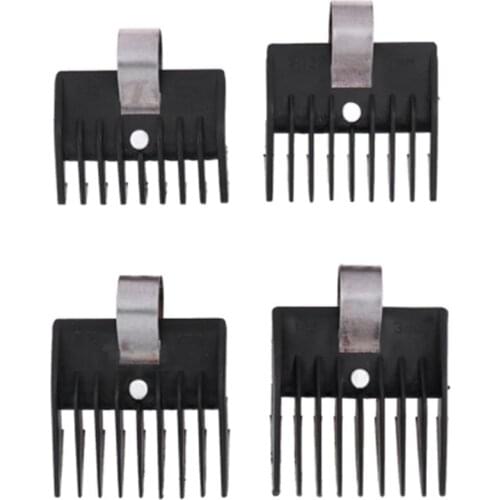 4Pcs/Set 1/3/6/9Mm Hair Clipper Limit Comb Guide Attachment Size Barber Replacement Hair Styler Tools