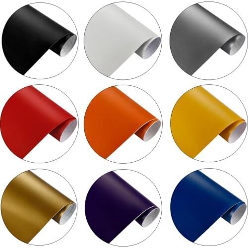 Car styling Matte black glue film sticker Matte film car sticker body color change film film custom fuel tank cap car sticker