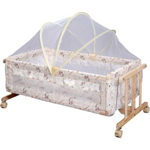 Baby Kids Cradle Mosquito Net Crib Cot Mesh Canopy Infant Toddler Playpens Bed Tent