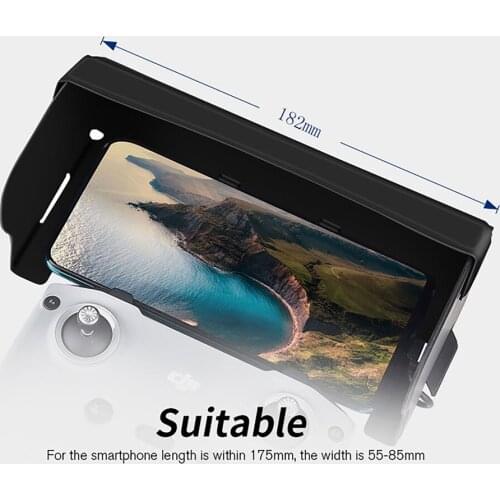 For DJl Mini 2/Mavic Air2 Drone Remote Control Sunshade Foldable Cover Quick Release Anti-glare Phone Sun Hood