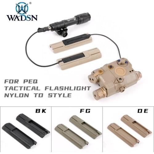 WADSN Airsoft 4.125 ITI TD Scar Pocket Panel Remote Switch Rail Pads Set Flashlight PEQ series Accessory for 20mm Picatinny