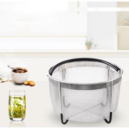 Basket Anti-slip Foots Multi-purpose Food Grade Pot Steamer Insert for Kitchen