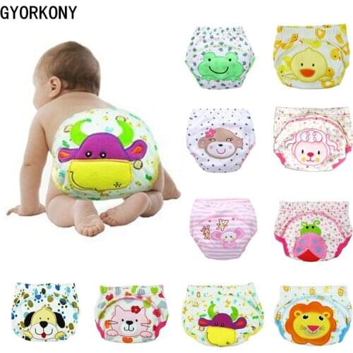 Reusable Nappies Cloth Diaper Cover Diaper Printed Baby Cloth Diapers Suit 3-15kgs 5PCS/LOT A-ZXX5241-5P