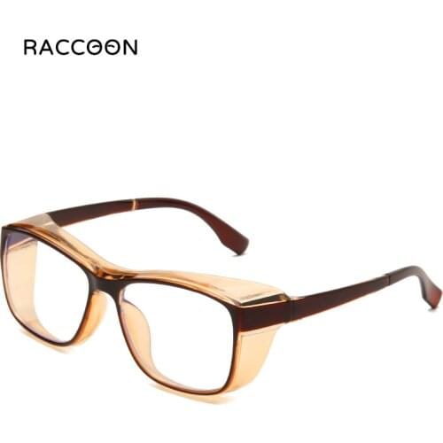 2021 New Anti Dust Anti-Pollen Allergy Goggles Side Shiled Anti Blue Light Transparent Glasses Eye Protection Optical Spectacles