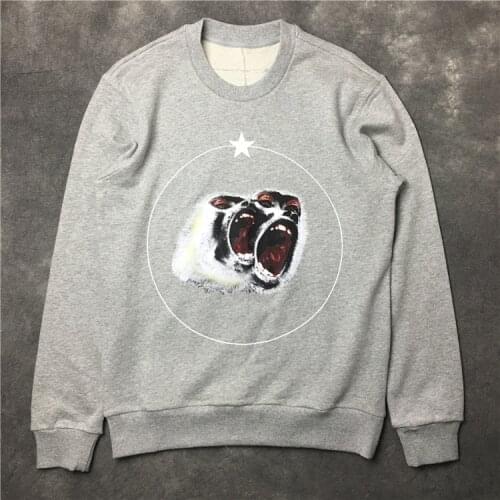 New Baolideng Men 3D monkey orangutans gentleman Hoodies Hoody hooded Sweatshirts velvet Cotton Drake Thicken Fleece #E17