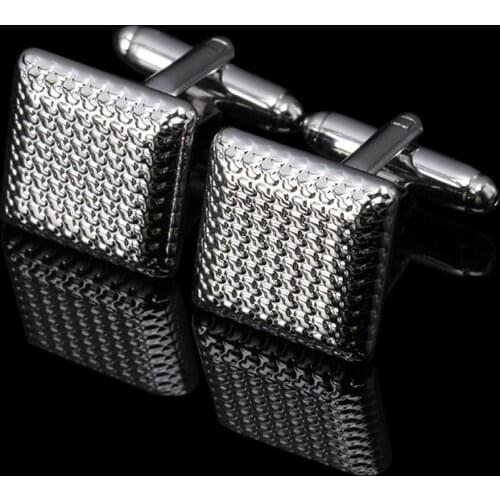 NEW ARRIVAL Elegant Men Cufflinks Glossy Three-Dimensional Spots Pattern Exquisite Cuff Button 3 pair Cuff-link