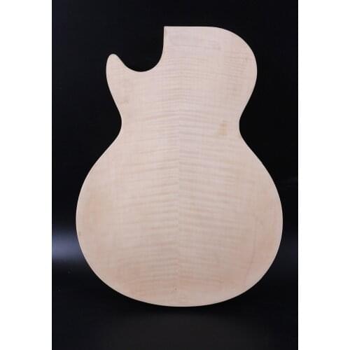 New Guitar Body DIY Electric Guitar Body Replacement One Piece Wood Mahogany Maple wood Set In style