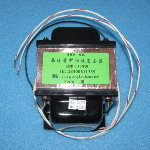 Single-ended Class A transistor power amplifier with 350W power transformer EI 114*70mm core