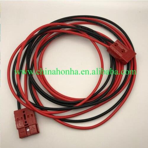 Connector 50A 600V with 5m 10AWG red black solar cable connect solar panel and portable battery for folding solar panel