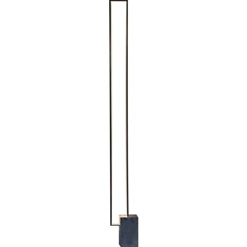 Modern designer art creative floor lamp model room living room study decoration vertical square lamp