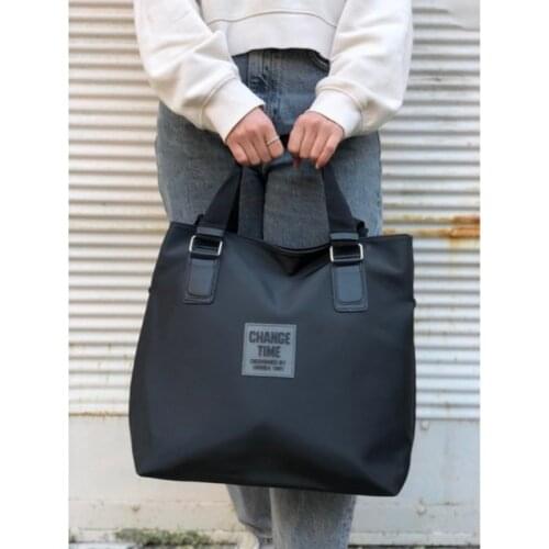 Tote Bag Hand And Shoulder Bag For Women Black Zipper Daily Use Shopping Travel High Quality Spring 2021