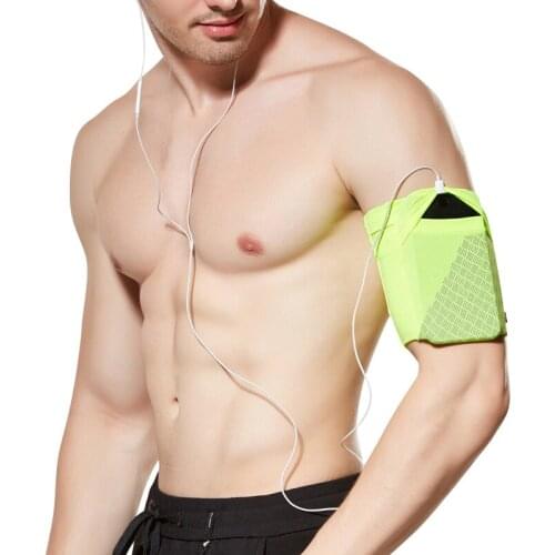 Reflective Elastic Sports Wrist Bag Comfortable Arm Belt Yoga Mobile Phone Bag Running Bag