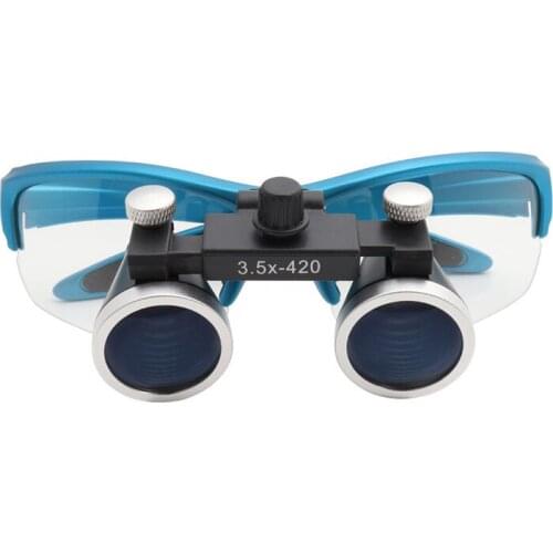 High Quality Color 2.5/3.5X420mm Magnifying Glass Binocular Medical Magnifier Surgical Dental Loupes