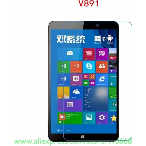 Ultra HD Front glossy Screen Protector Screen protective Film For ONDA V891 Android Windows Double OS 8.9 inch Tablet+Cloth