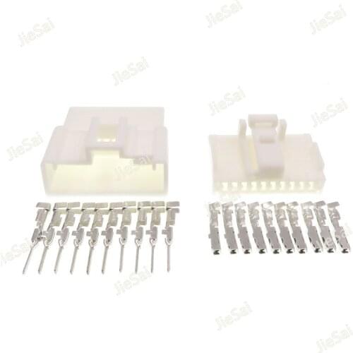 10 Pin Auto Car Rear Mirror Switch Connector Female Male Wire Plug For Toyota