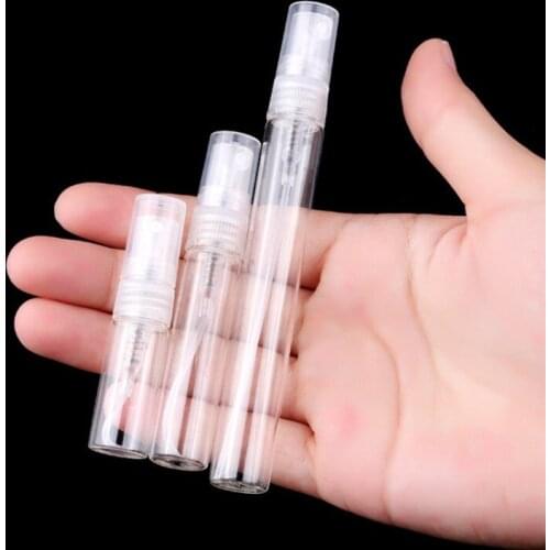1000pcs 10ml Mini Portable Refillable Perfume Atomizer Empty Glass Vial Perfume Spray Bottles Water Container Packing Parfum