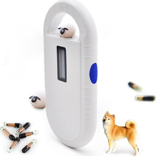 134.2 Khz ISO11784/11785 FDX-B Portable Pet Microchip Scanner RFID Transponder Chip Reader for Dog Cat Bird Fish Identification