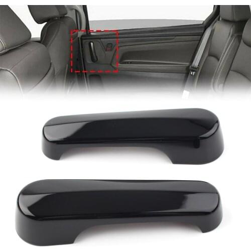 2Pcs Black Car Interior Handle Door Handles Cover Trims Accessories For 2018 2019 2020 Honda Odyssey US Version
