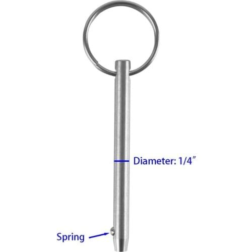 2 Pack Locator Ball Pins Stainless Steel Quick Release Pins for Cabins Shipbuilding Industries X4YE