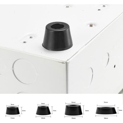 20Pcs Rubber Feet Bumper Round Non-Slip Table Chair Feet Cover Increase Furniture Pad Wood Floor Protector Electronics Feet