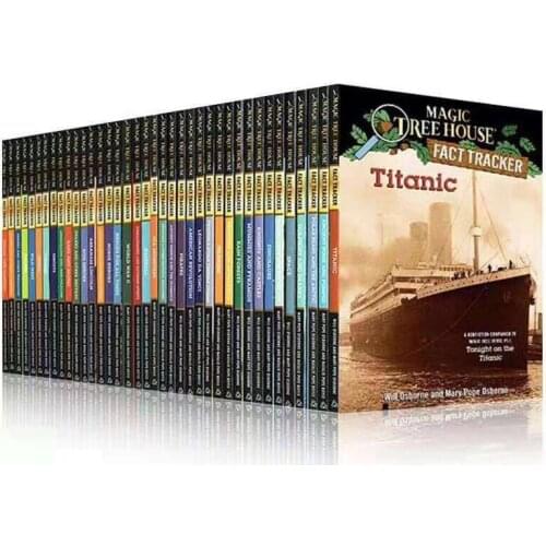 40 Books/Set Story book Magic Tree House Illustrated English Reading Increase Wisdom Childrens Books Children Gifts Story Book