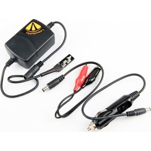 4A 50W High Quality Car Charger For DJI Quadcopter Phantom 2 Vision Battery with Crocodile Clip