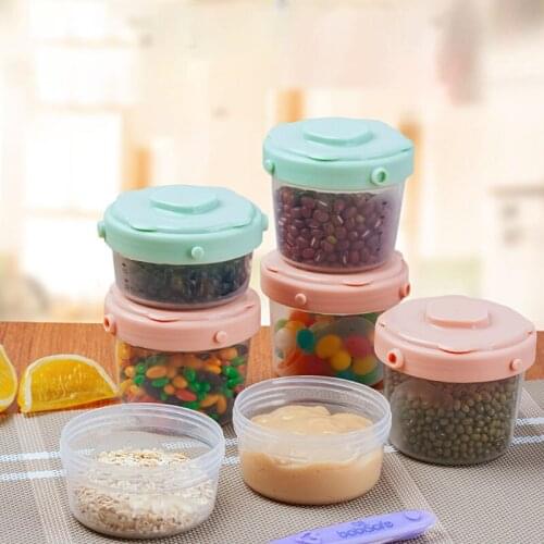 60/120ml Portable Newborn Baby Powder Dispenser Container Infant Toddler Food Storage Snack Box