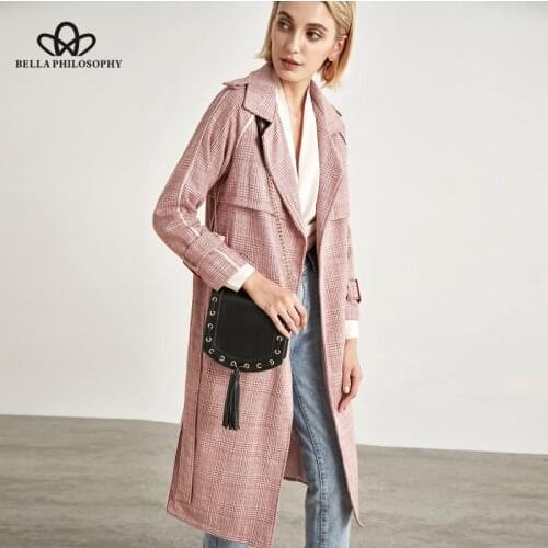 Bella Philosophy Women's Long Raincoats