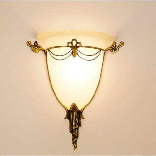 Bronze wall lamp chinese led lights indoor decorative lights bedroom light indoor lighting reading lamp wall mount wall lamp e14