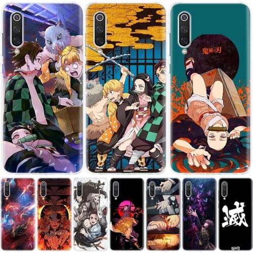 Anime Demon Slayer Kimetsu No Yaiba Phone Case for Xiaomi Redmi Note 10 9 9S 8 8T 7 9A 9C 8A 7 7A 6A S2 K20 K30 Pro Fashion Cove