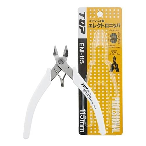 ENI-115 Diagonal Pliers White Handle With Spring Pliers, Nozzle Pliers, Wire Cutters, Wire Cutters