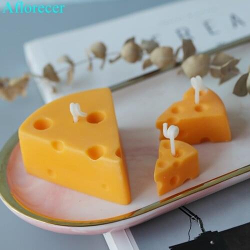 Cheese Candle molds Christmas Gift Candle Mould Aroma Candle Gypsum Mold For DIY Soap Making