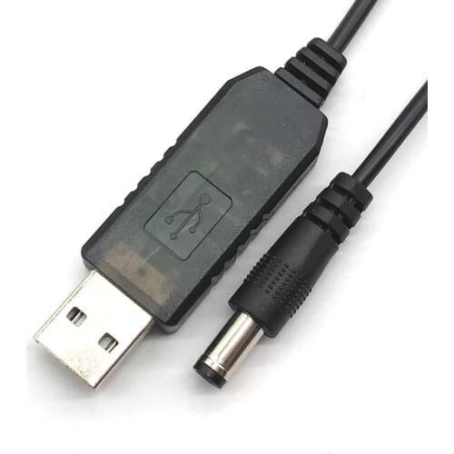 USB Power Boost Line DC 5V To DC 9V/12V Step UP Module USB Converter Adapter Cable 2.1x5.5mm Plug