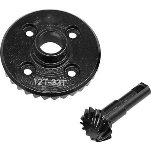 33T 12T gear set for 1/10 Traxxas TRX-4 TRXF9312 Steel Helical Diff Ring Pinion Overdrive rc crawler parts