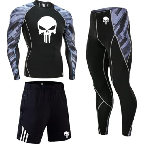 Men Fashion 2021 Spring Brand Casual Tracksuit Mens Set Sports Three Piece Patchwork Sportswear Male Fitness Workout Suit