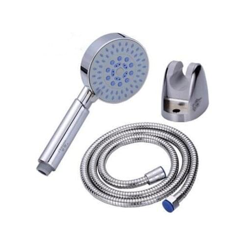 Bathroom shower faucet head pipe and support, Shower head set handheld cold and hot, Shower head pressure switch, Free shipping